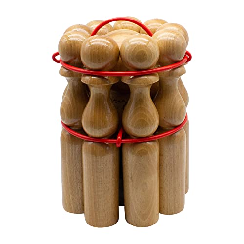 GICO Kegelspiel Kegel Set Bowling aus Holz für Kinder und Erwachsene – Der In- & Outdoor Spielspaß mit Qualitätsware aus Massivholz -Made in EU-Höhe 24 cm–3018 GICO Kegelspiel Kegel Set Bowling aus Holz für Kinder und Erwachsene – Der In- & Outdoor Spielspaß mit Qualitätsware aus Massivholz -Made in EU-Höhe 24 cm–3018 von GICO