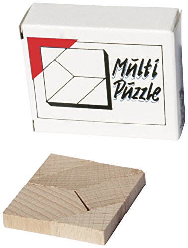 GICO Multi Puzzle - Mini Holz Puzzle Knobelspiel Geduldspiel Klassiker Minipuzzle von GICO