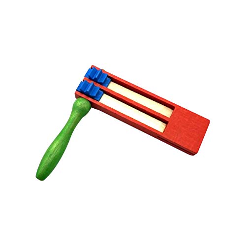 GICO Ratsche doppelt, Doppelratsche Schnarre aus Holz,Kinder Rätsche bunter Krachmacher, Karneval Stimmungsmacher 6580 GICO Ratsche doppelt, Doppelratsche Schnarre aus Holz,Kinder Rätsche bunter Krachmacher, Karneval Stimmungsmacher 6580 von GICO