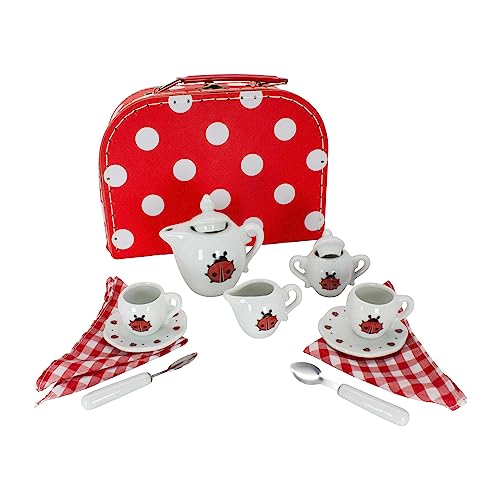 Spielzeug Spielkoffer Marienkäfer mit Teeset Teeservice für Kinder, Porzellangeschirr 14 -TLG - 36362 Spielzeug Spielkoffer Marienkäfer mit Teeset Teeservice für Kinder, Porzellangeschirr 14 -TLG - 36362 von GICO