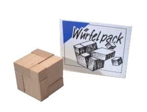 GICO Würfelpack - Mini Holz Puzzle Knobelspiel Geduldspiel Klassiker Minipuzzle von GICO