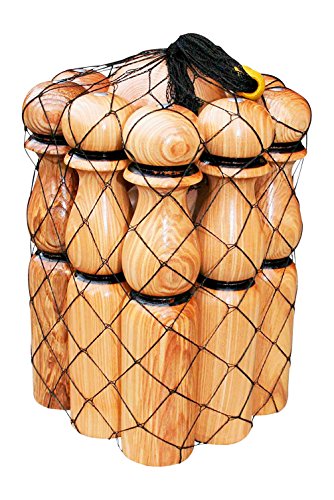 GICO XXL Kegelspiel Kegel Set Bowling aus Holz für Kinder und Erwachsene – Der In- & Outdoor Spielspaß mit Qualitätsware aus Massivholz -Made in EU-Höhe 40 cm–3017 GICO XXL Kegelspiel Kegel Set Bowling aus Holz für Kinder und Erwachsene – Der In- & Outdoor Spielspaß mit Qualitätsware aus Massivholz -Made in EU-Höhe 40 cm–3017 von GICO