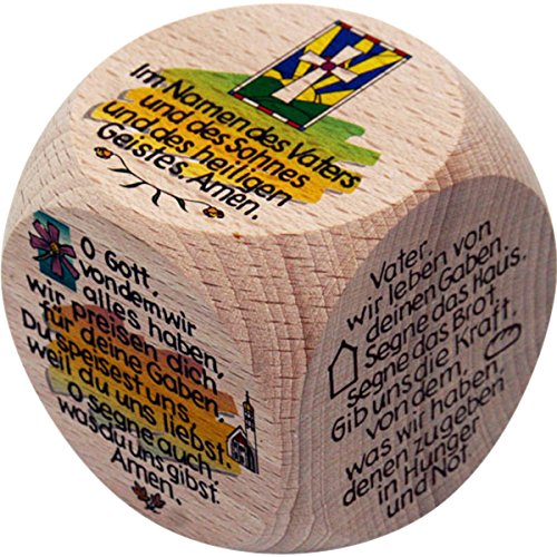 GICO Gebetswürfel Tischgebete farbig - für Kinder und Erwachsene aus Holz- Taufe Kommunion - 5984 GICO Gebetswürfel Tischgebete farbig - für Kinder und Erwachsene aus Holz- Taufe Kommunion - 5984 von GICO