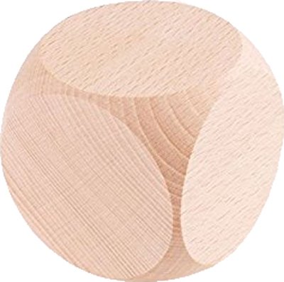 GICO Holzwürfel - Blankowürfel - Gebetswürfel - Bastelwürfel Diverse Packungen & Größen - (60 mm) von GICO