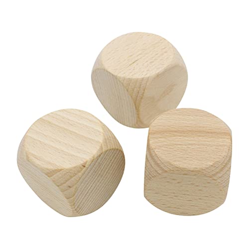 Holzwürfel - Blankowürfel - Gebetswürfel - Bastelwürfel von Gico - Diverse Packungen & Größen - (50 mm) von GICO