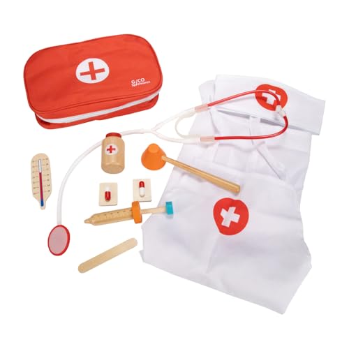 Kinder Arztkoffer Doktorkoffer Arztköfferchen für Jungen und Mädchen mit Stethoskop, Schürze, Stirnband etc. - 18240 Kinder Arztkoffer Doktorkoffer Arztköfferchen für Jungen und Mädchen mit Stethoskop, Schürze, Stirnband etc. - 18240 von GICO