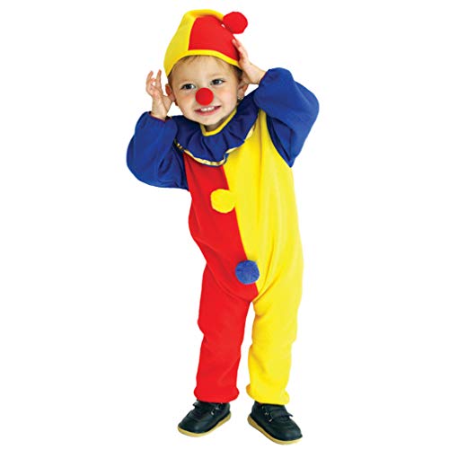 GIFT TOWER 3er Clown Kostüm Kind Halloween Faschingkostüme Kinder Jungen Cosplay Mädchen Karnevalskostüm Jumpsuit Zirkus kostüm kinder Mehrfarbig S(100-110cm) von GIFT TOWER