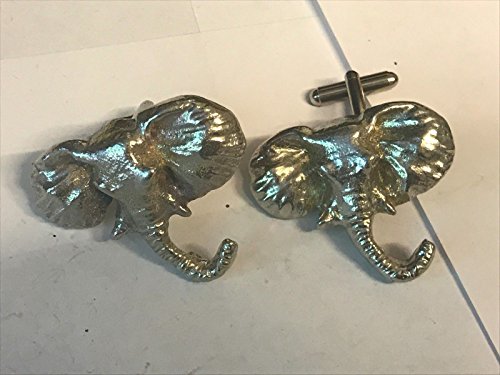 Elefant Kopf TG31 Paar Manschettenknöpfe aus feinem englischen Moderne Zinn geschrieben von uns Geschenke für alle 2016 von Derbyshire UK Elefant Kopf TG31 Paar Manschettenknöpfe aus feinem englischen Moderne Zinn geschrieben von uns Geschenke für alle 2016 von Derbyshire UK von GIFTSFORALL