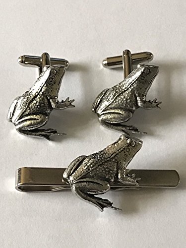 Frosch A14 auf ein Paar Manschettenknöpfe mit einer Krawattennadel Set Feines Englisches Moderne Zinn geschrieben von uns Geschenke für alle 2016 von Derbyshire UK Frosch A14 auf ein Paar Manschettenknöpfe mit einer Krawattennadel Set Feines Englisches Moderne Zinn geschrieben von uns Geschenke für alle 2016 von Derbyshire UK von GIFTSFORALL