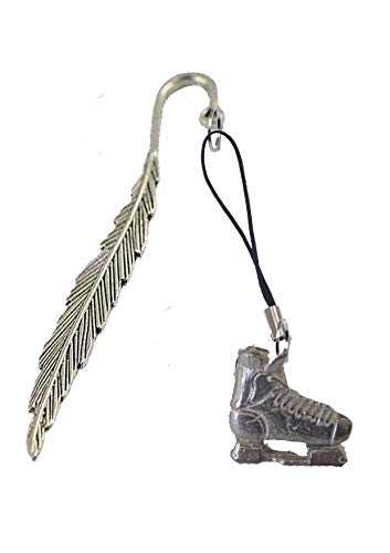Gifts For All 2016 Eishockey-Schlittschuh FT61, 1,9 x 1,8 cm, aus feinem englischen Zinn mit Federn, Lesezeichen Gifts For All 2016 Eishockey-Schlittschuh FT61, 1,9 x 1,8 cm, aus feinem englischen Zinn mit Federn, Lesezeichen von GIFTSFORALL