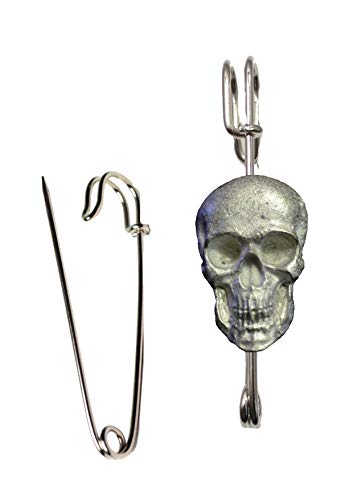 Giftsforall FT359 Totenkopf-Brosche und Kiltnadel aus Zinn, 3,1 x 4,5 cm Giftsforall FT359 Totenkopf-Brosche und Kiltnadel aus Zinn, 3,1 x 4,5 cm von GIFTSFORALL