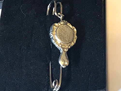Märchen Stil Hand Spiegel TG99 Schal, Brosche und Kilt Pin Zinn 7,6 cm 7,5 cm geschrieben von uns Geschenke für alle 2016 von Derbyshire UK von GIFTSFORALL