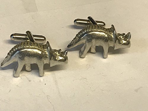 Triceratops tg238 Paar Manschettenknöpfe aus feinem englischen Moderne Zinn geschrieben von uns Geschenke für alle 2016 von Derbyshire UK Triceratops tg238 Paar Manschettenknöpfe aus feinem englischen Moderne Zinn geschrieben von uns Geschenke für alle 2016 von Derbyshire UK von GIFTSFORALL