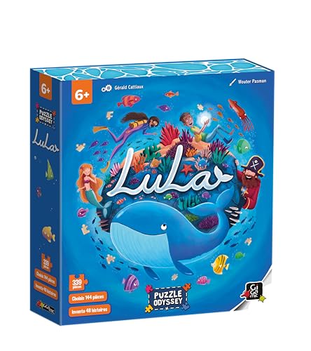 Gigamic - Lula Puzzle Odyssée – EIN Puzzle mit 48 verschiedenen Szenarien – 144 Teile – ab 6 Jahren. von GIGAMIC