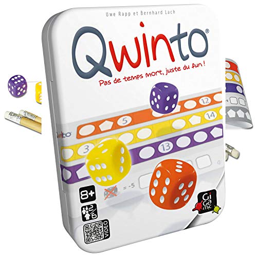 GIGAMIC Gesellschaftsspiel Qwinto, JNQW von GIGAMIC