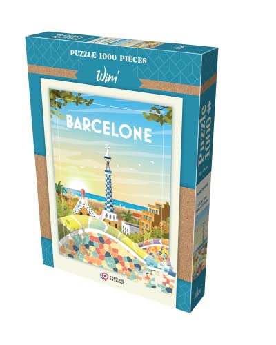 GIGAMIC PWBAR Antoni Gaudí,Familia Puzzle Barcelona Wim' 1000 Teile von GIGAMIC