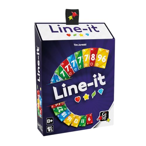 Gigamic, Line-it, Familienspiel, Kartenspiel, 2-5 Spieler, Ab 8+ Jahren, 20 Minuten, Deutsch, Mehrfarbig, bunt Gigamic, Line-it, Familienspiel, Kartenspiel, 2-5 Spieler, Ab 8+ Jahren, 20 Minuten, Deutsch, Mehrfarbig, bunt von GIGAMIC