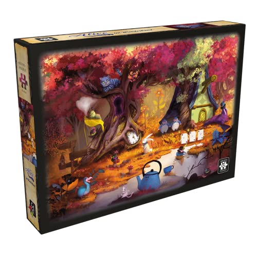 Gigamic, Arcana Puzzle, Motiv: Alice im Wunderland, 1.000 Teile, Format: 68 x 48 cm, Ab 14+ Jahren, Sprachneutral, Deutsch von GIGAMIC