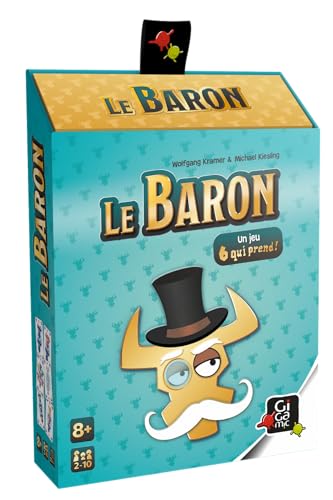 Gigamic - Der Baron – EIN Sechsspiel, das nimmt – Kartenspiel für die ganze Familie mit mehr Wendungen und Spaß – für 2 bis 10 Spieler – ab 8 Jahren. von GIGAMIC