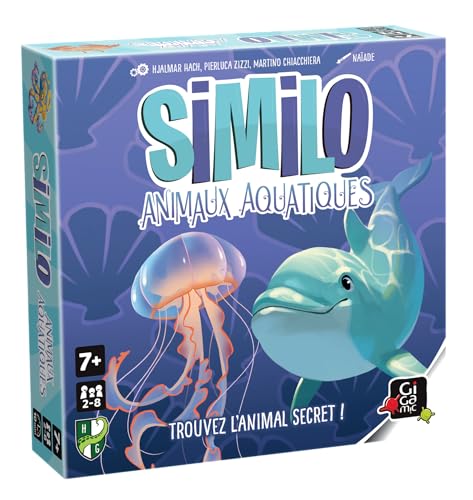 Gigamic - Similo Wassertiere – kooperatives Deduktivspiel – für die ganze Familie – ab 7 Jahren – für 2 bis 8 Spieler. von GIGAMIC