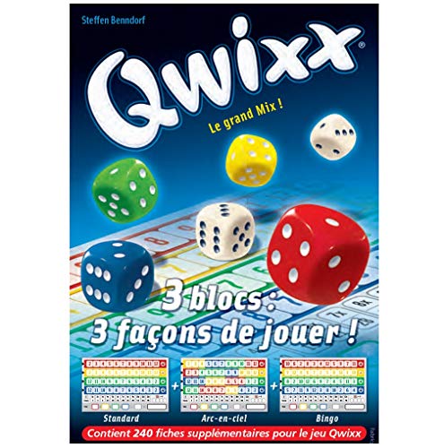 Gigamic jnqr – Würfelspiel – Qwixx – Nachfüllpack Block-Score – 3 x 80 Stecker Gigamic jnqr – Würfelspiel – Qwixx – Nachfüllpack Block-Score – 3 x 80 Stecker von GIGAMIC