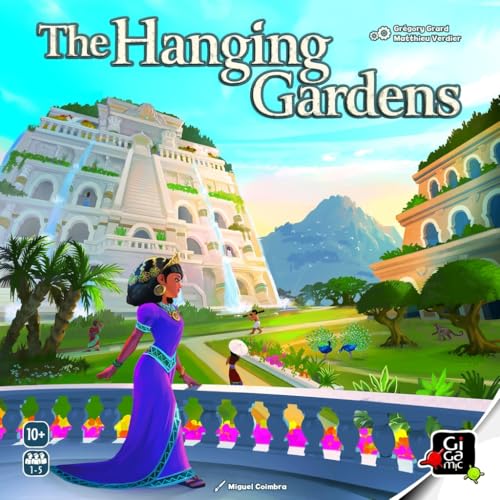 The Hanging Gardens Brettspiel, Strategischer Gartenbau, 1–5 Spieler, ab 10 Jahren von GIGAMIC