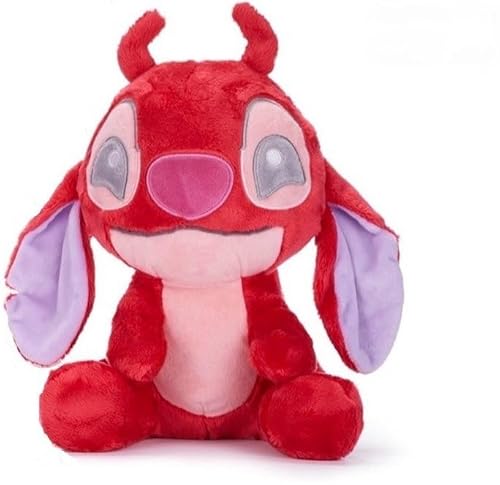 Disney Lilo & Stitch Plüschtier Stitch Snuggletime Kuscheltier Super Soft Offizielle Lizenz 25cm (Rot) von GIMSS