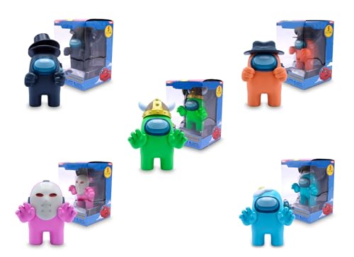 GIMSS Toys Figuren kompatibel mit Among US Action Figuren im Display Box 5 x Sortiert Sammelfiguren 18cm (Multipack (5 Stück)) von GIMSS
