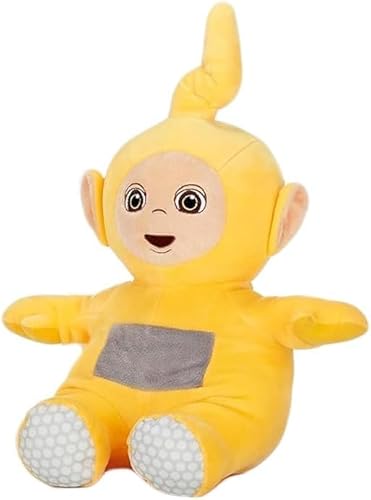 GIMSS kompatibel zu Teletubbies Plüschtier Premium Qualität Super Soft Kuscheltier Po, Tinky-Winky, Laa-Laa, Dipsy Plush Peluche 37cm Offizielle Lizenz (Laa Laa 37cm) von GIMSS