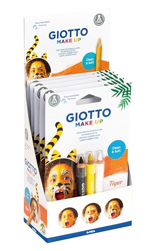 GIOTTO F473700 Schminkstift, Unisex-Kinder, schwarz, gelb, weiß, 0 von GIOTTO