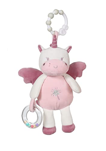 GIPSY TOYS - Aktivitäts-Stofftier: Einhorn - Stofftier für Kinder - 071531 von GIPSY