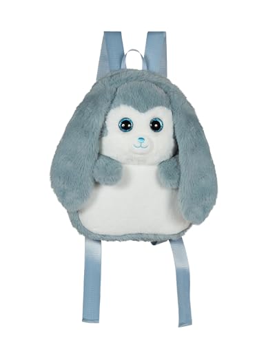 GIPSY TOYS – Fluffy Bag – Ultraweicher Plüschrucksack Hase – 30 cm – Blau und Weiß – Süßes und praktisches Accessoire – Perfekt für Kinder – Originelles Geschenk – Leichter und bequemer Plüschrucksack GIPSY TOYS – Fluffy Bag – Ultraweicher Plüschrucksack Hase – 30 cm – Blau und Weiß – Süßes und praktisches Accessoire – Perfekt für Kinder – Originelles Geschenk – Leichter und bequemer Plüschrucksack von GIPSY