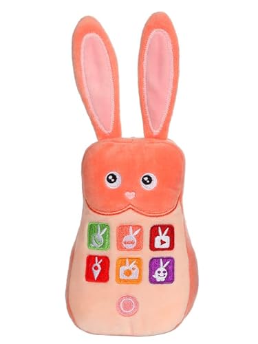 GIPSY TOYS - Sound Lapiphone 12 cm - orange - Plüsch für Kinder - in 4 Farben erhältlich - 071587 von GIPSY