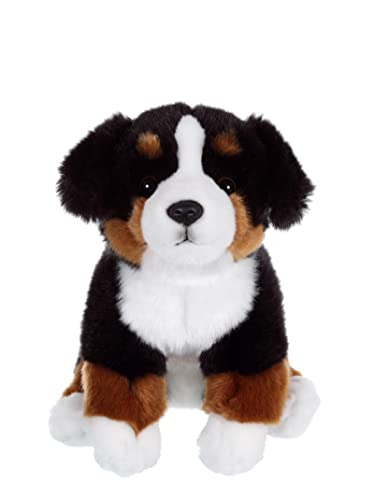 GIPSY Toys 071125 Sitting Dog 25 cm Bernese Mountain Dog Cuddly Toy for Children Available in 8 Different Models, Berner Sennenhund von GIPSY