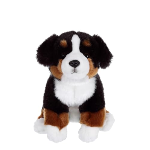 GIPSY Toys 071125 Sitting Dog 25 cm Bernese Mountain Dog Cuddly Toy for Children Available in 8 Different Models, Berner Sennenhund von GIPSY