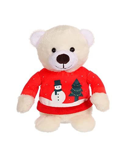 GIPSY - Gispy-Les Amis Einfach 24 cm Bär Pullover rot Plüsch für Kinder, Modell 15 cm-071658, 071658 von GIPSY