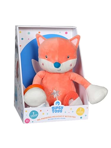 Gipsy Toys – Mein erstes Aktivitäts-Plüschtier Fuchs – Plüsch für Kinder – 071528 von GIPSY