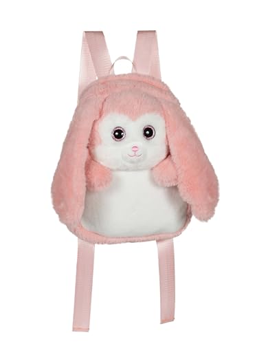 Gipsy Toys – Fluffy Bag – Ultraweicher Plüschrucksack Hase – 30 cm – Rosa und Weiß – Weicher und bequemer Plüschrucksack – Spielerisches Kinderaccessoire Gipsy Toys – Fluffy Bag – Ultraweicher Plüschrucksack Hase – 30 cm – Rosa und Weiß – Weicher und bequemer Plüschrucksack – Spielerisches Kinderaccessoire von GIPSY