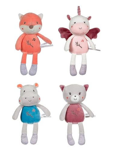 Gipsy Toys – Nilpferd Kleine Musikalische – Musikalisches Plüschtier – Bamboo-Linie – 15 cm – Grau und Blau – Für die Kleinsten – Süßes und spielerisches Geschenk – Musikalischer Begleiter Gipsy Toys – Nilpferd Kleine Musikalische – Musikalisches Plüschtier – Bamboo-Linie – 15 cm – Grau und Blau – Für die Kleinsten – Süßes und spielerisches Geschenk – Musikalischer Begleiter von GIPSY
