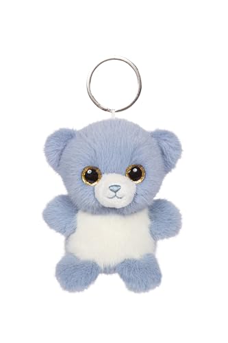Gipsy Toys – Plüsch-Schlüsselanhänger – Bär Blue „Cutydoos“ – 8 cm – Jeansblau – Süßes Accessoire – Originelles Geschenk – Weicher Anhänger – Plüschbegleiter für Taschen und Schlüssel von GIPSY