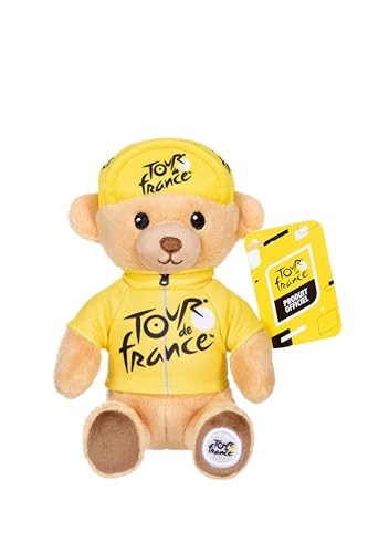 Gipsy Toys - Plüschtier Bär Trikot und Siegermütze gelb 15 cm - Offizielles Plüschtier der Tour de France Radsportliebhaber Gipsy Toys - Plüschtier Bär Trikot und Siegermütze gelb 15 cm - Offizielles Plüschtier der Tour de France Radsportliebhaber von GIPSY