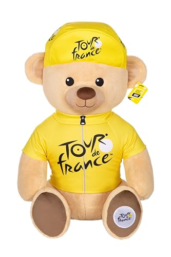 Gipsy Toys – Plüschtier Bär Trikot und Siegermütze gelb 60 cm – offizielles Plüschtier der Tour de France. Majestätisch, sie Wird kleine und große Fans begeistern. von GIPSY