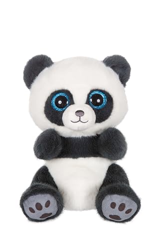Gipsy Toys – Plüschtier – Panda Ping „Cutydoos“ – 23 cm – Schiefergrau – Weiches Plüschtier – Geschenk für Kinder – Kuschelfreund – Verspieltes und liebevolles Spielzeug von GIPSY