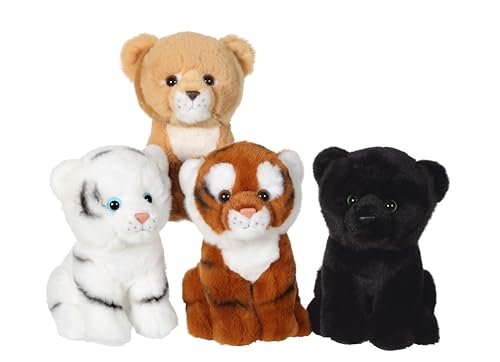 Gipsy Toys – Schwarzer Panther Mimi Felinous – 24 cm – Weiches und Elegantes Plüschtier – Kuschelfreund für Kinder – Originelle Geschenkidee – Hochwertiges Spielzeug von GIPSY