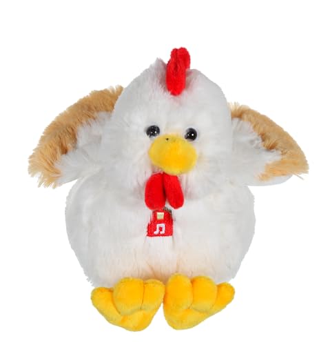 Gipsy Toys – Weiße Henne mit Sound – Die PAKIDOOS – 15 cm – Perfekter Begleiter für Ostern von GIPSY