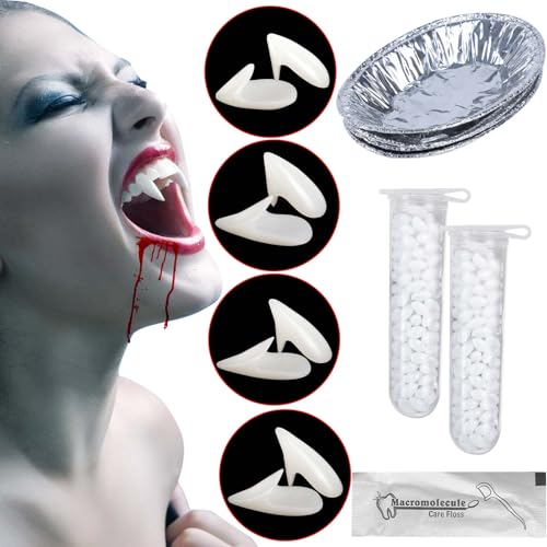 Vampir Zähne 4 Größen Realistische Vampirzähne Erwachsene Mit Super Starkem Kleber Horror Fake Fangs Requisiten Für Halloween Kostüm Party Favors Cosplay Masquerade Zubehör Geschenk Vampir Zähne 4 Größen Realistische Vampirzähne Erwachsene Mit Super Starkem Kleber Horror Fake Fangs Requisiten Für Halloween Kostüm Party Favors Cosplay Masquerade Zubehör Geschenk von GIUACL