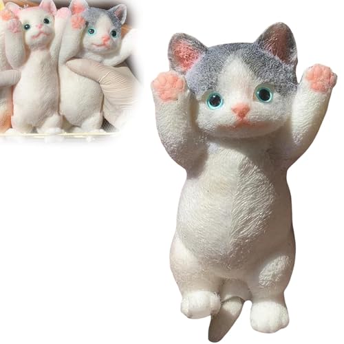 GIUSOBG Squishy Katze Toy, Squishy Klebrig Quetschspielzeuge, Niedlich Anti Stress Quetsch Cat, Fidget Spielzeug Geschenk für Kinder und Erwachsene (Vanillesoße) von GIUSOBG
