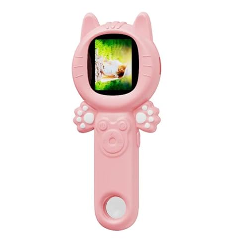 GIWFBQTR 2-in-1-Mini-Digitalmikroskop, 500-Fache Vergrößerung, Handmikroskop, 2-MP-Kamera mit 8 LEDs für Kinder, Pflanzen, Insekten, Rosa von GIWFBQTR