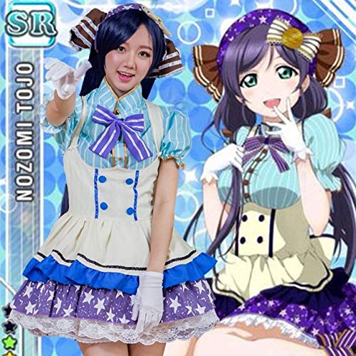 Anime Liebe Live Kostüm Tojo Umi Koroti Eli Nico Rin Honoka Cosplay Kleid + Perücke Candy Maid Uniform Lolita Kleid Cosplay Kostüm One Size Kostüm 8 Anime Liebe Live Kostüm Tojo Umi Koroti Eli Nico Rin Honoka Cosplay Kleid + Perücke Candy Maid Uniform Lolita Kleid Cosplay Kostüm One Size Kostüm 8 von GJBXP