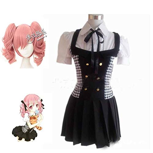 Inu x Boku SS Cosplay Kostüm Shirakiin Ririchiyo Roromiya Karuta Cosplay Kleid + Perücke Inu x Boku Secret Service Schuluniform XL Kostüm und Perücke Inu x Boku SS Cosplay Kostüm Shirakiin Ririchiyo Roromiya Karuta Cosplay Kleid + Perücke Inu x Boku Secret Service Schuluniform XL Kostüm und Perücke von GJBXP